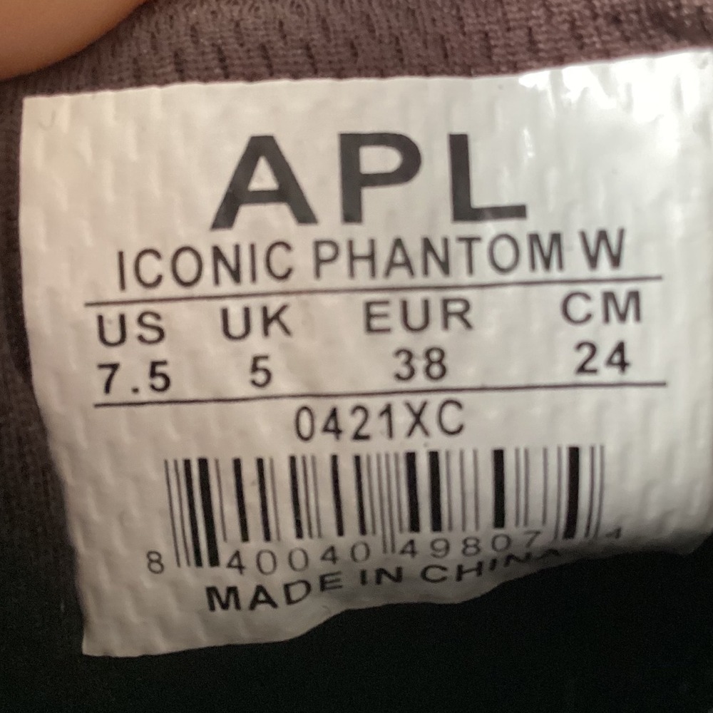 APL Athletic Propulsion Labs Women's Iconic Phantom Cow Print Sneakers Size 7.5 - Picture 4 of 7